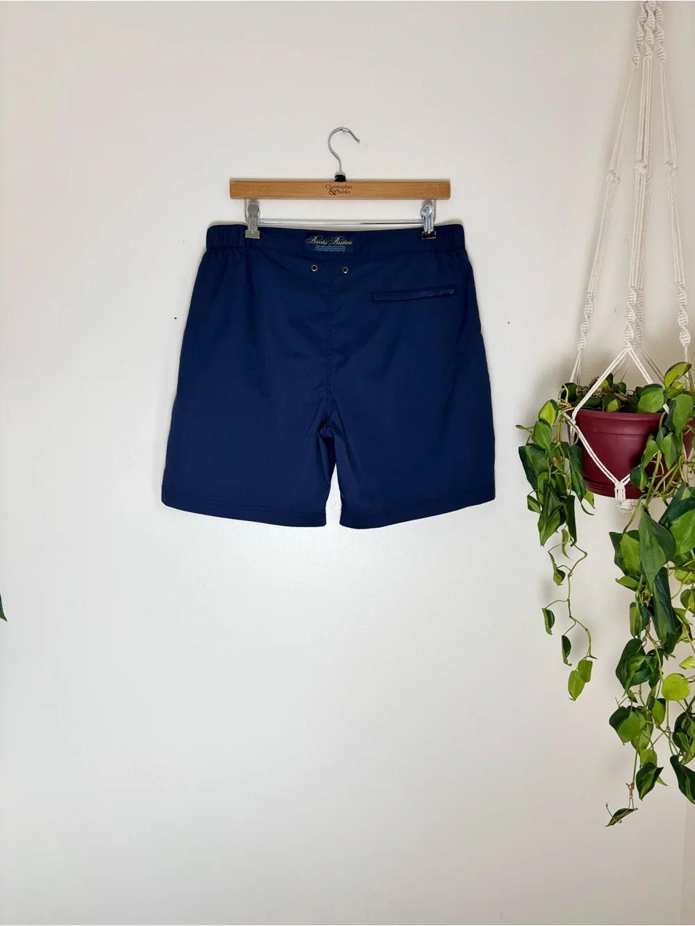 Brooks Brothers Navy Swim Trunks